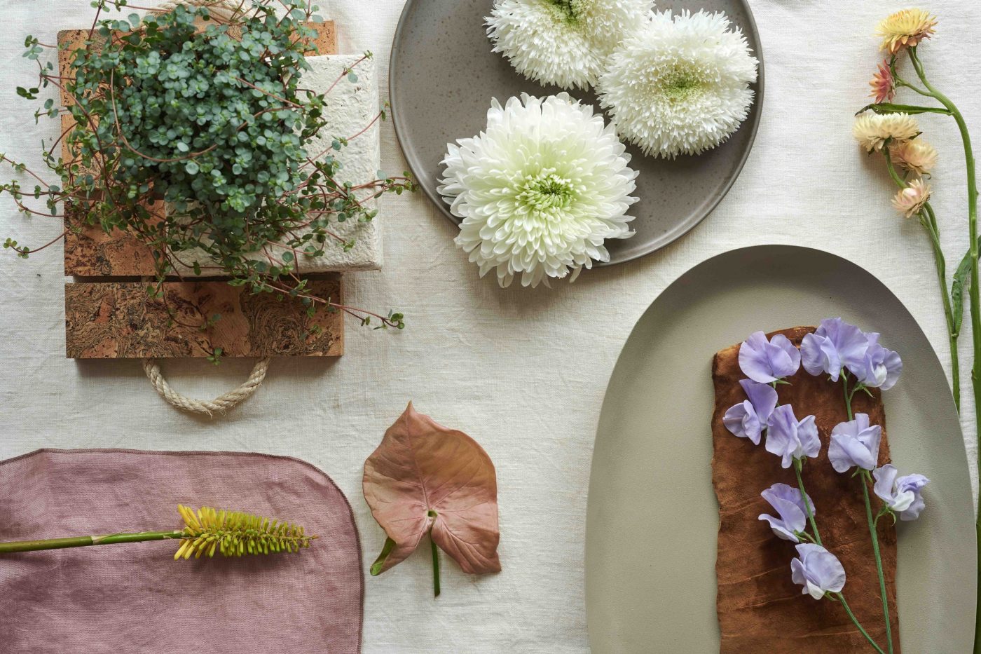 Tuintrends 2025 moodboard - Slow life