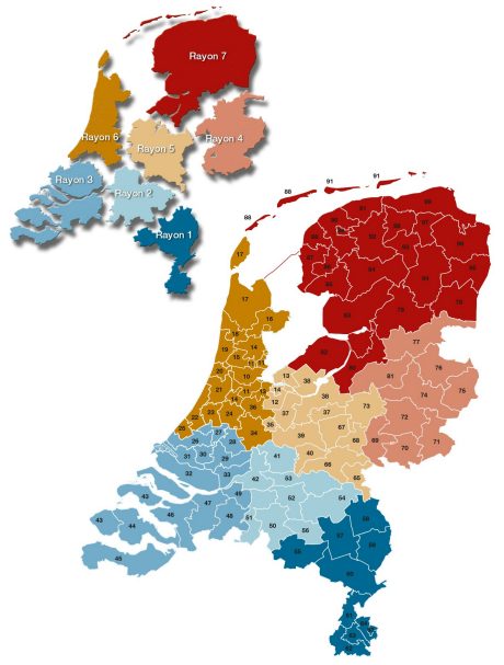 Klik op de kaart voor jouw regio