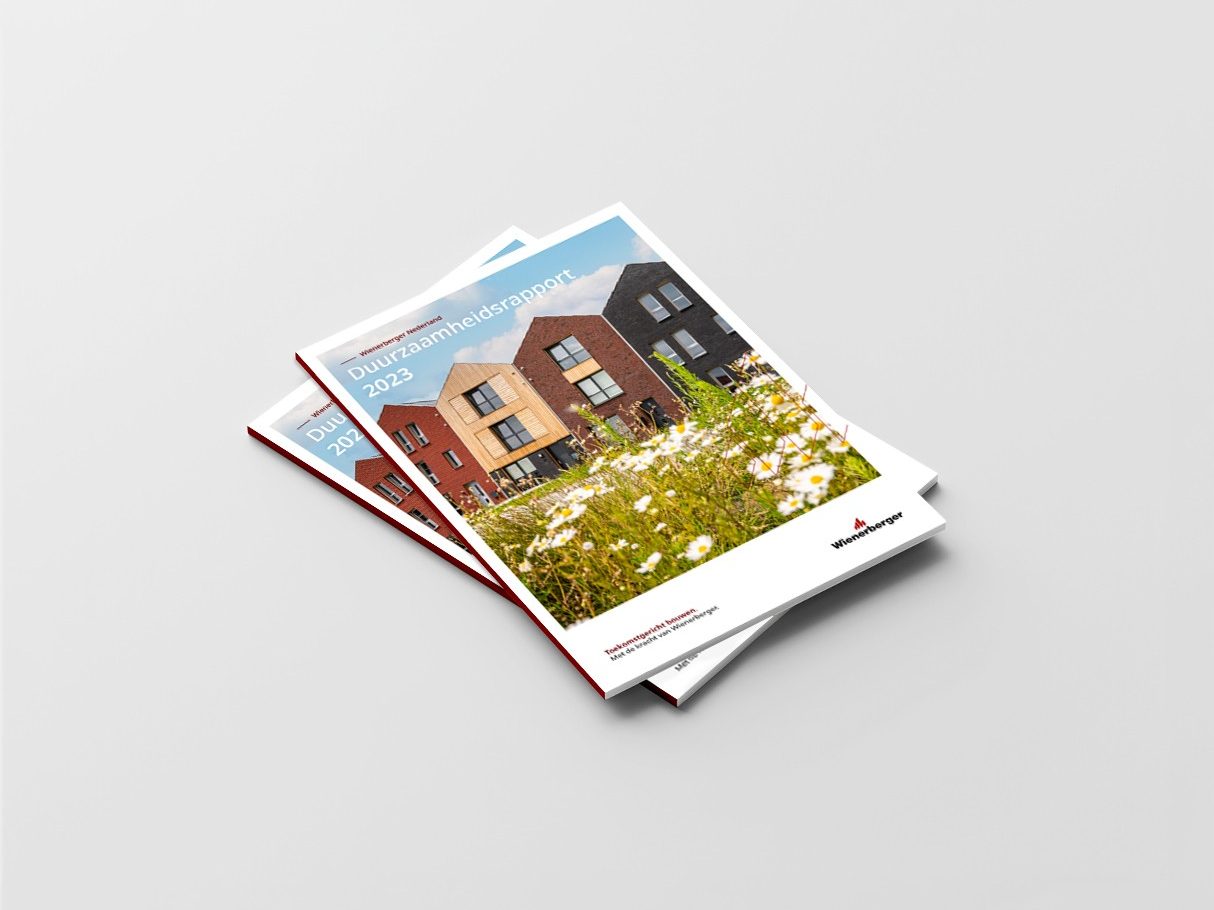 Mockup van het duurzaamheidsrapport 2023