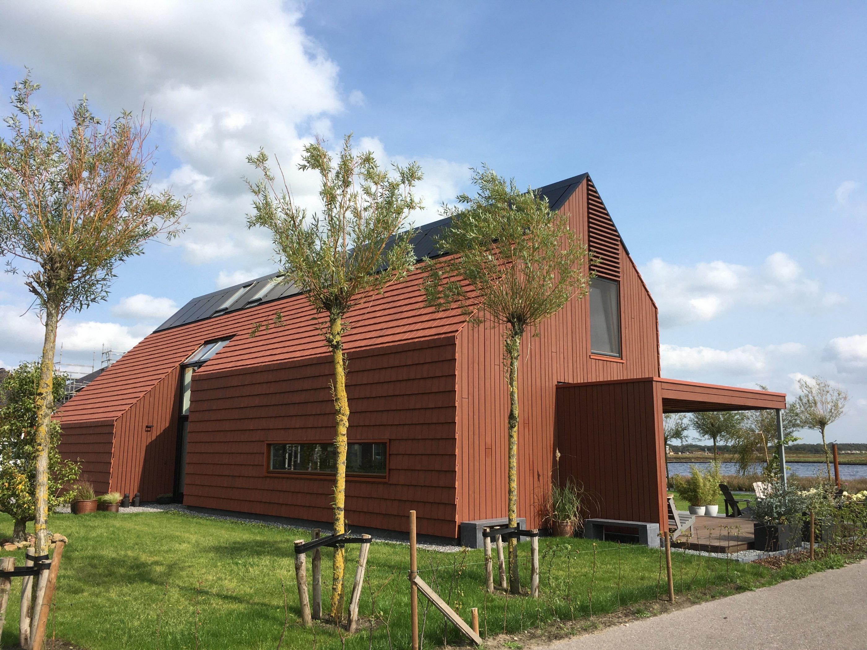 Vrijstaande woning, Meerstad | Dakpan: Vauban gewolkt engobe | Architect: Architectuurstudio SKA | Aannemer: Bouwbedrijf van Dijk, Surhuisterveen